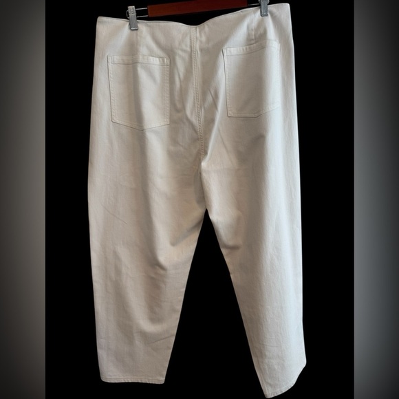 Eileen Fisher Organic Cotton Crop Lantern Pants Size 16 - Picture 4 of 7